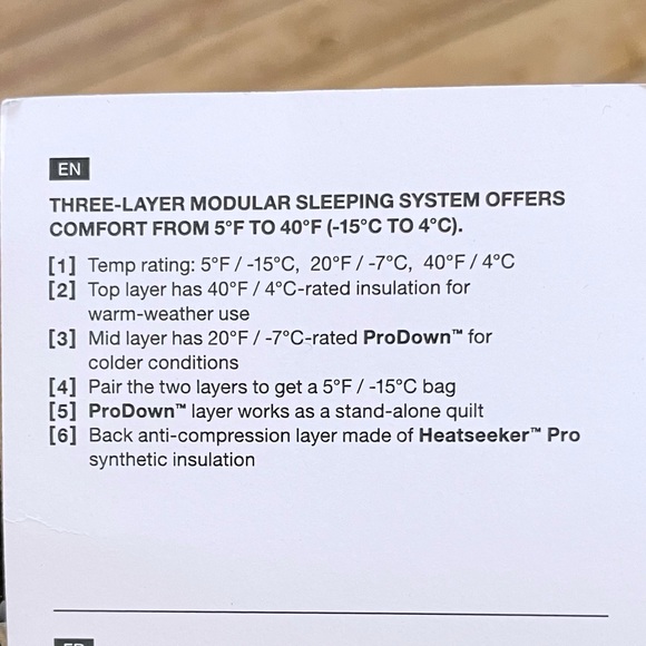 The North Face The One Bag TriClimate System 800 Pro Sleeping Bag - Picture 13 of 13